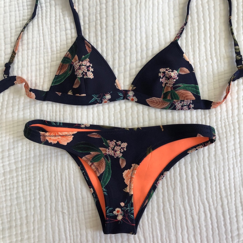 Triangl Floral Pattern Bikini